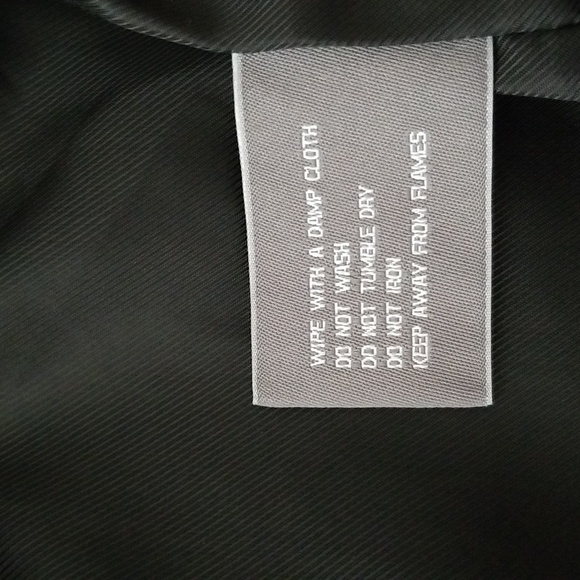 New Michael Kors Charcoal Faux Leather Jacket - Picture 10 of 12